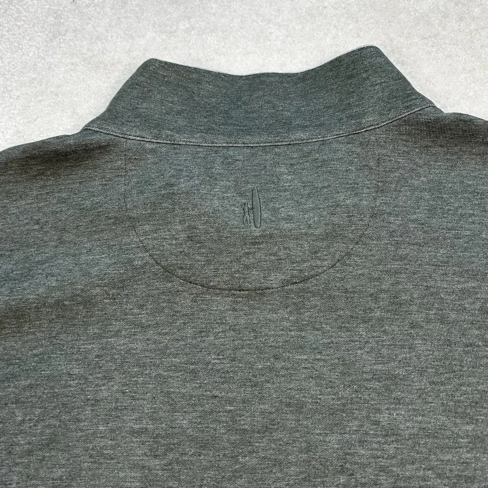 Johnnie-O Sully 1/4 Zip Pullover Sweater Men's XXL Double Knit Longsleeve Green